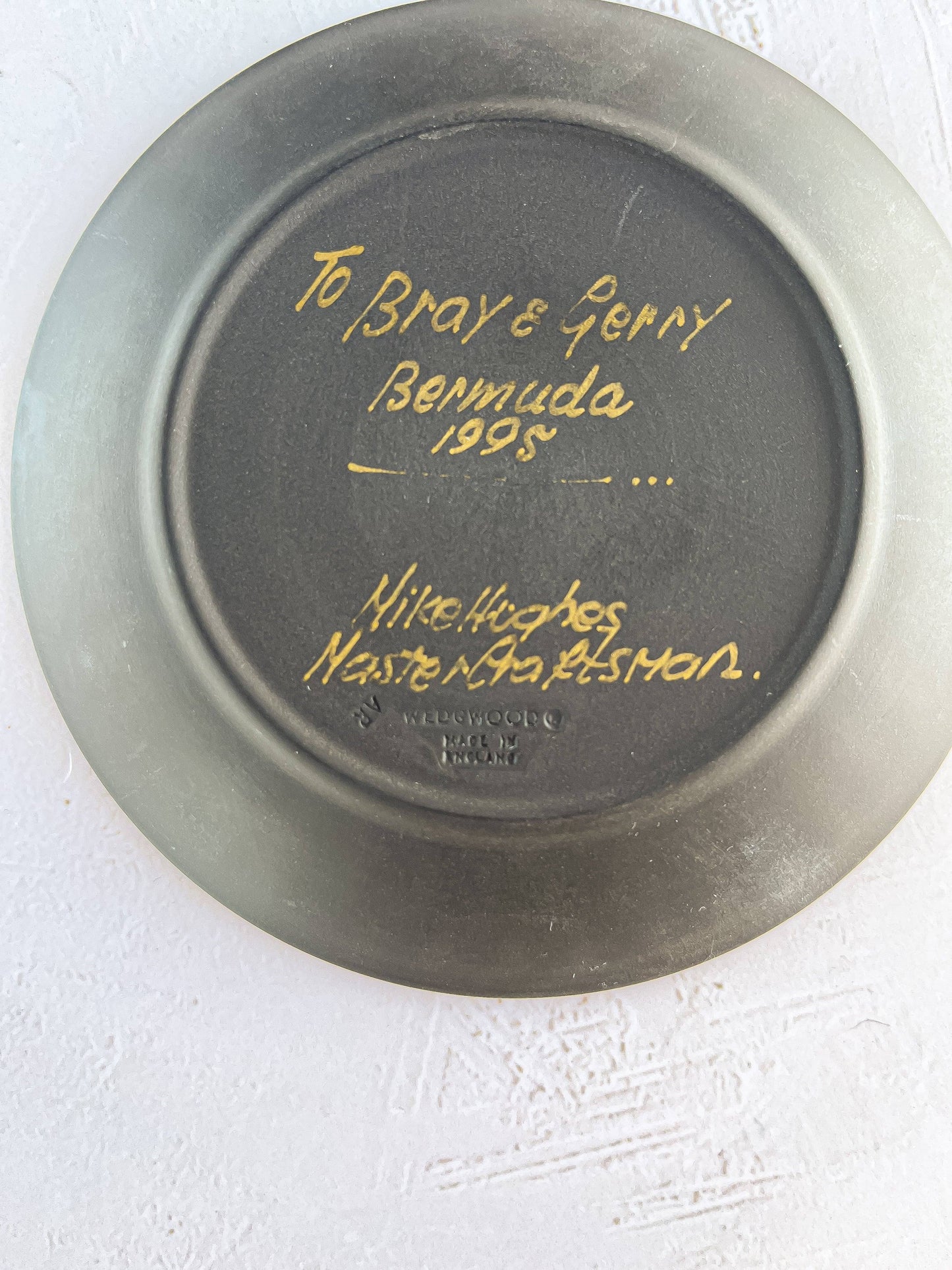 Wedgwood Jasperware Black Fluted Tray - 'Aurora' Design - SOSC Home