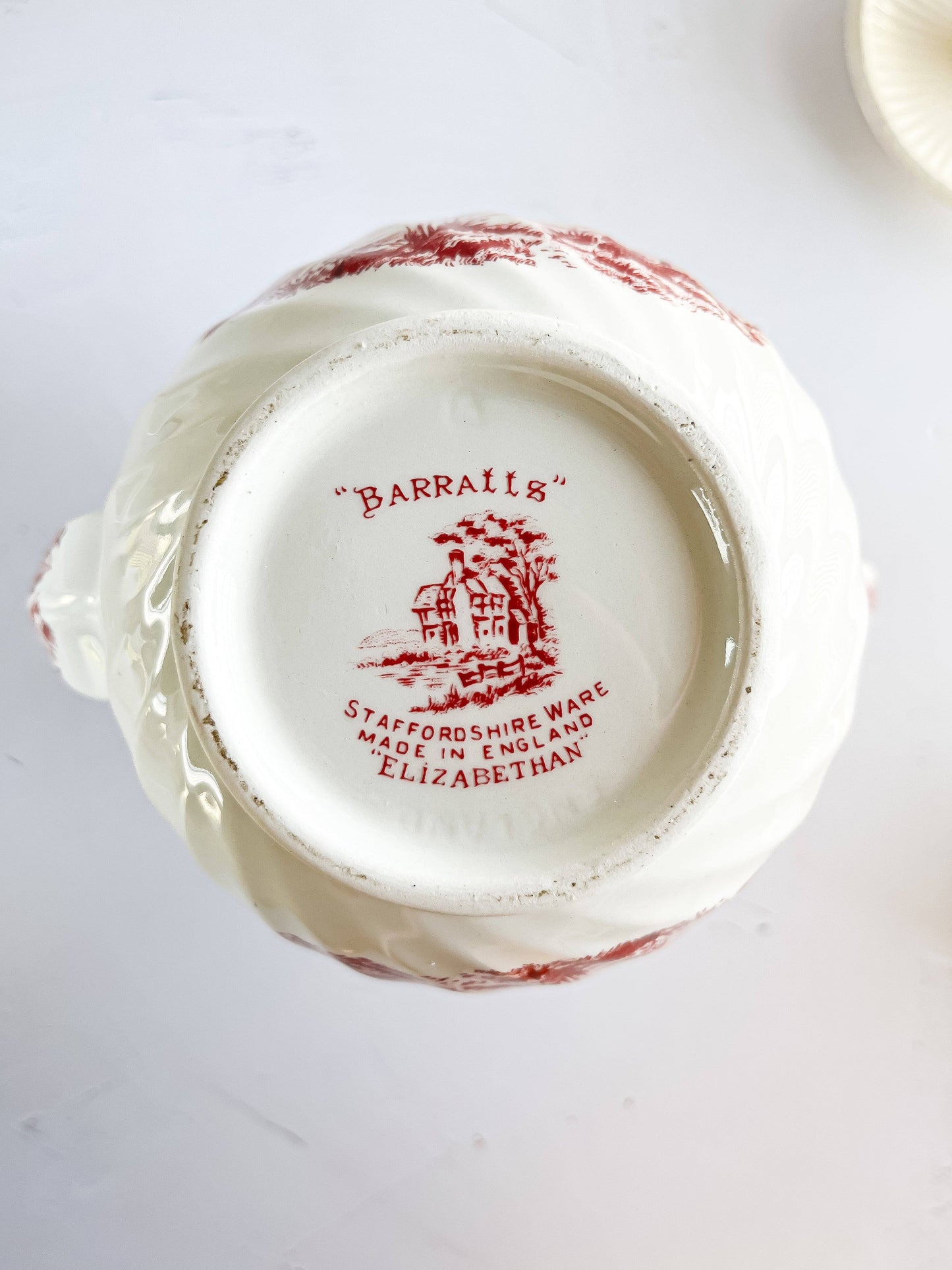 Barratts Coffee Pot - 'Elizabethan' in Red Collection - SOSC Home