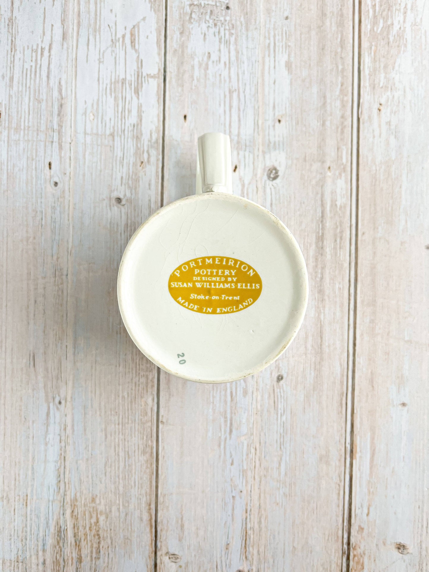 Portmeirion Botanic Garden Flat Drum Cup - 'Rhododendron Lepidote' Design - SOSC Home