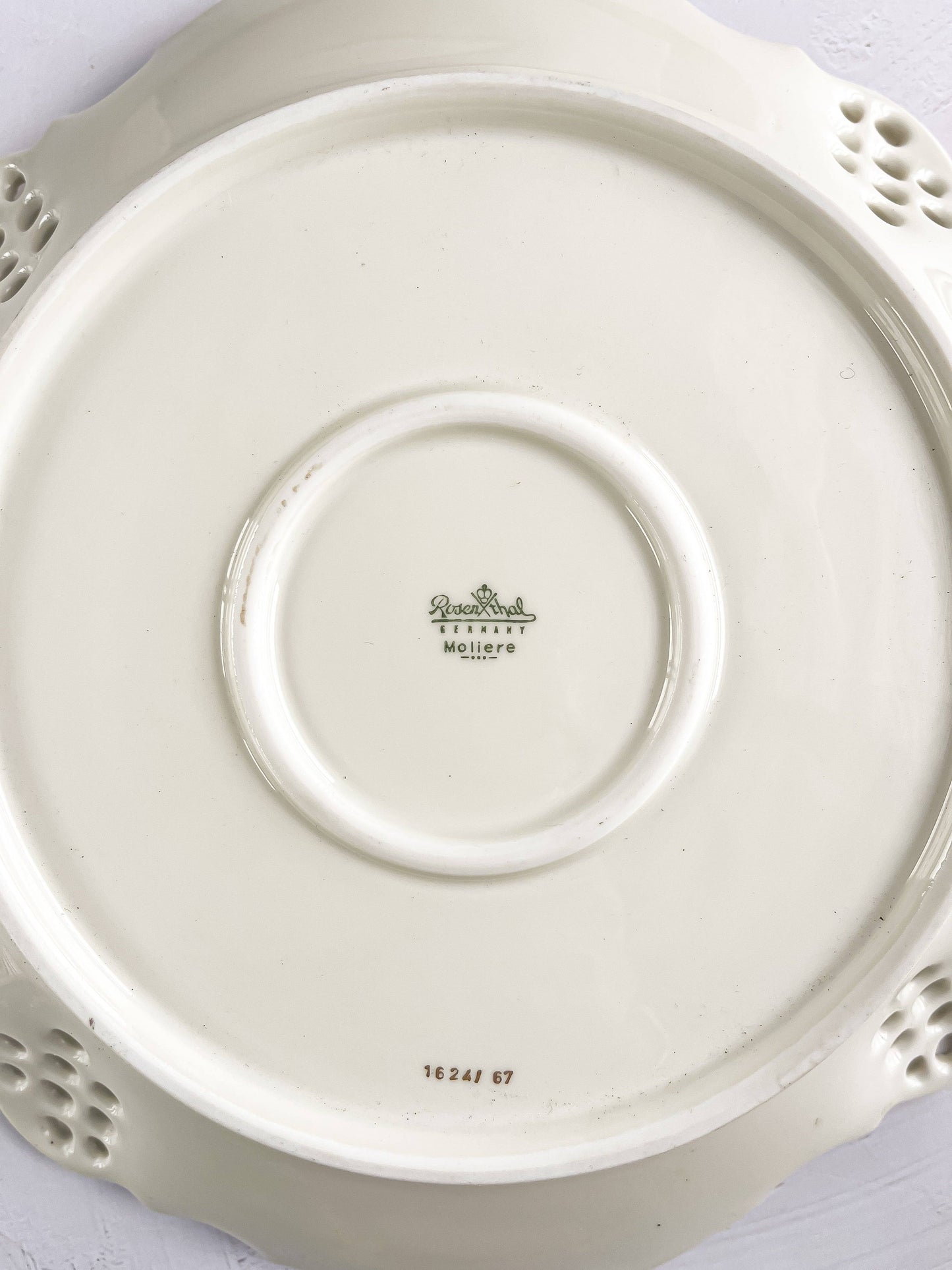 Rosenthal Handled Cake Plate - ‘Moliere’ Collection - SOSC Home