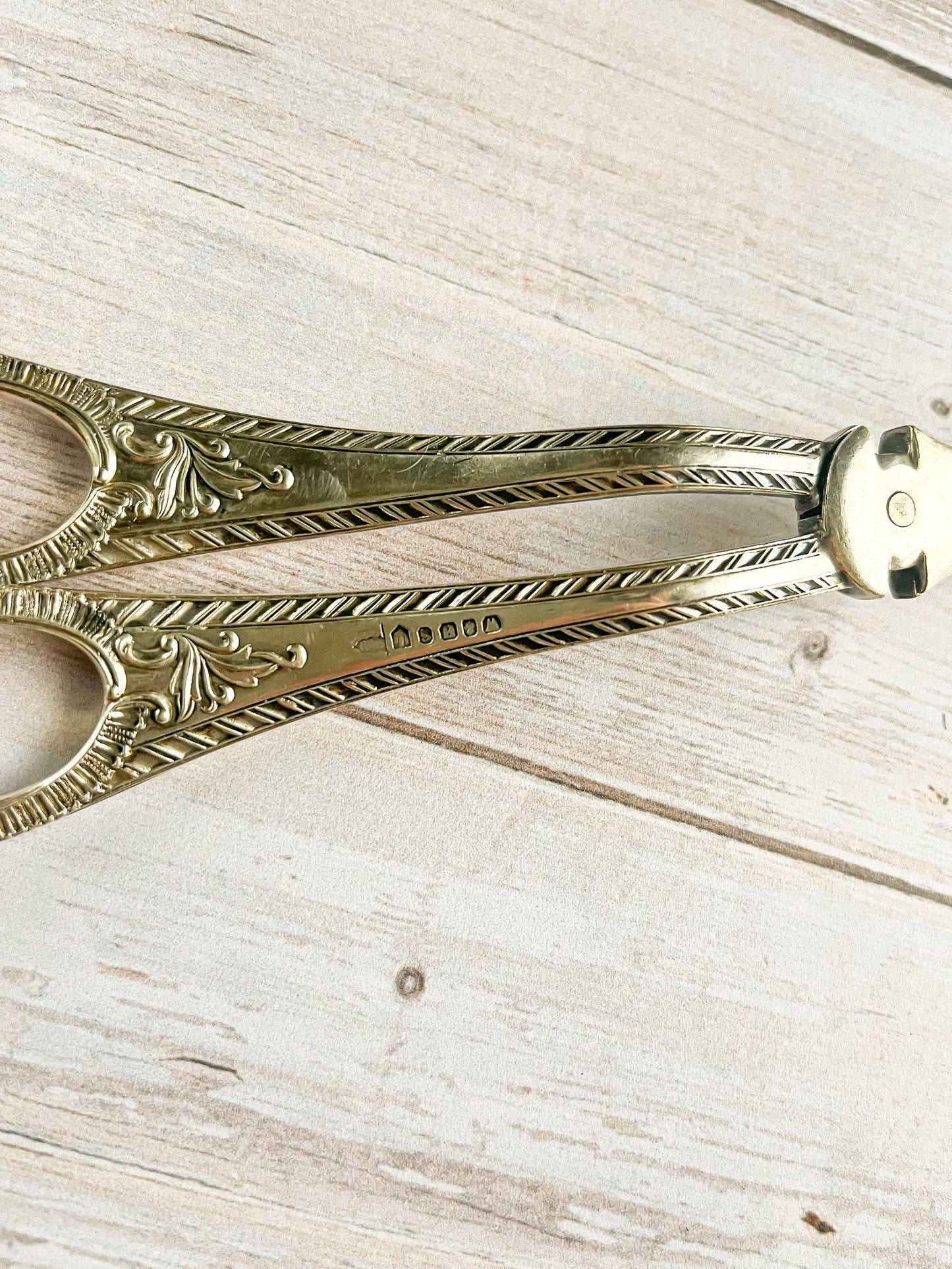 Antique Walker & Hall Silver-Plated Grape Scissors Circa 1905-1906 - SOSC Home