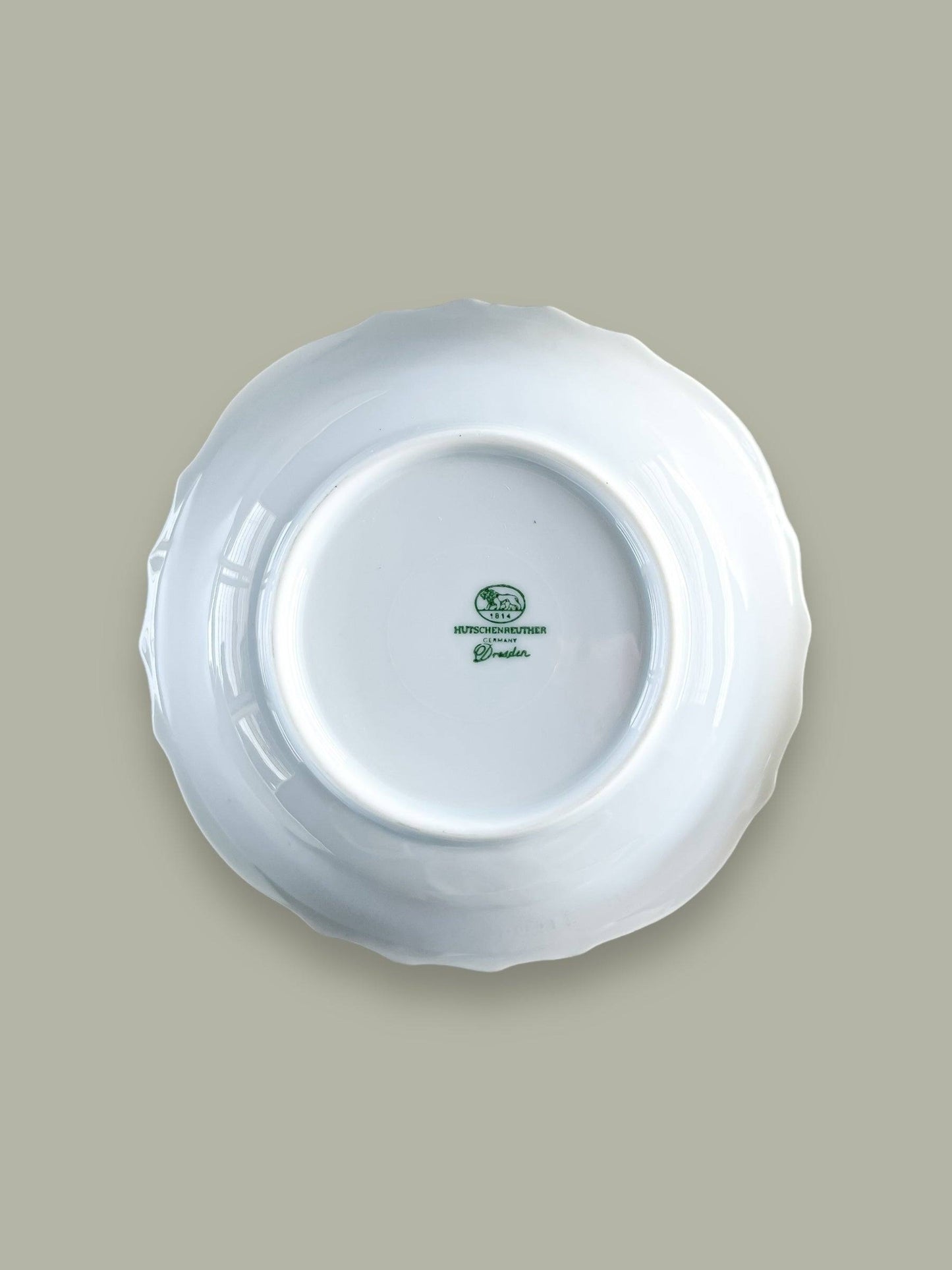 Hutschenreuther Set of 6 Dessert Bowls | 'Dresden' All White Collection - SOSC Home