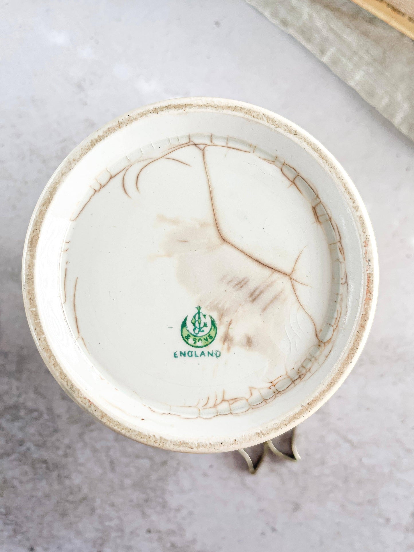 Antique Floral Biscuit Barrel - SOSC Home