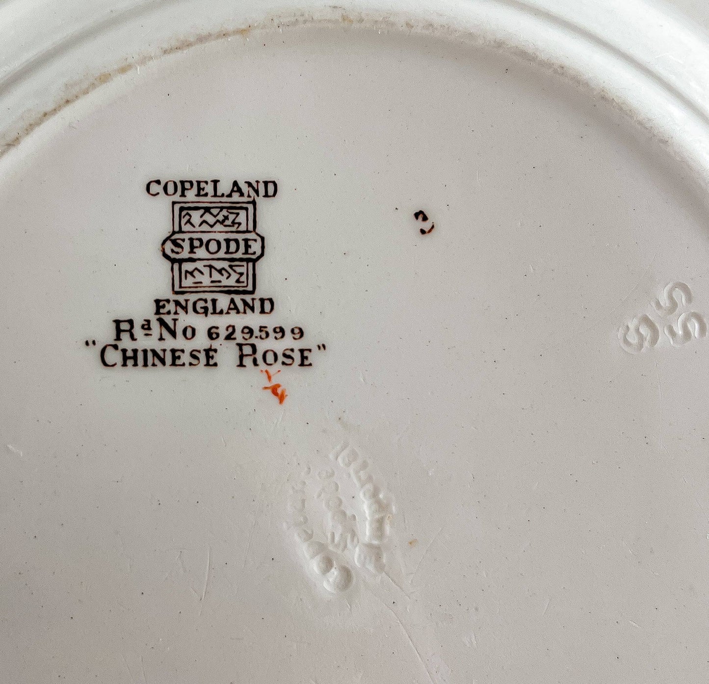 Copeland Spode Bread and Butter Plate – 'Chinese Rose' Collection (Earlier Iteration) - SOSC Home