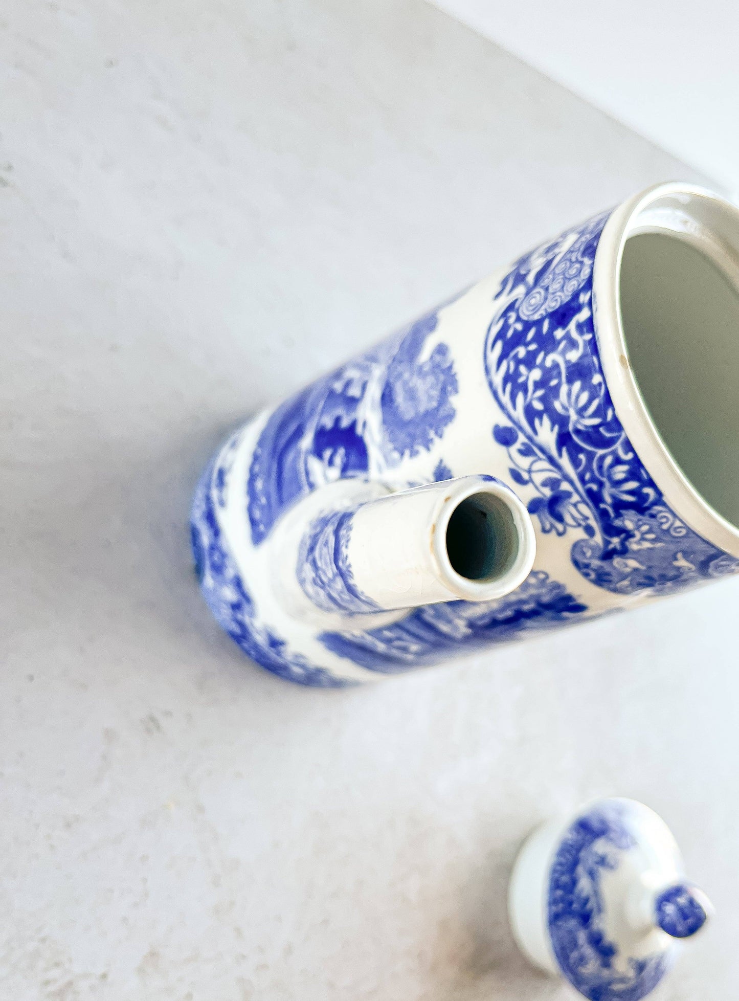 Copeland Spode Coffee Pot - ‘Blue Italian’ Collection (Older Version) - SOSC Home