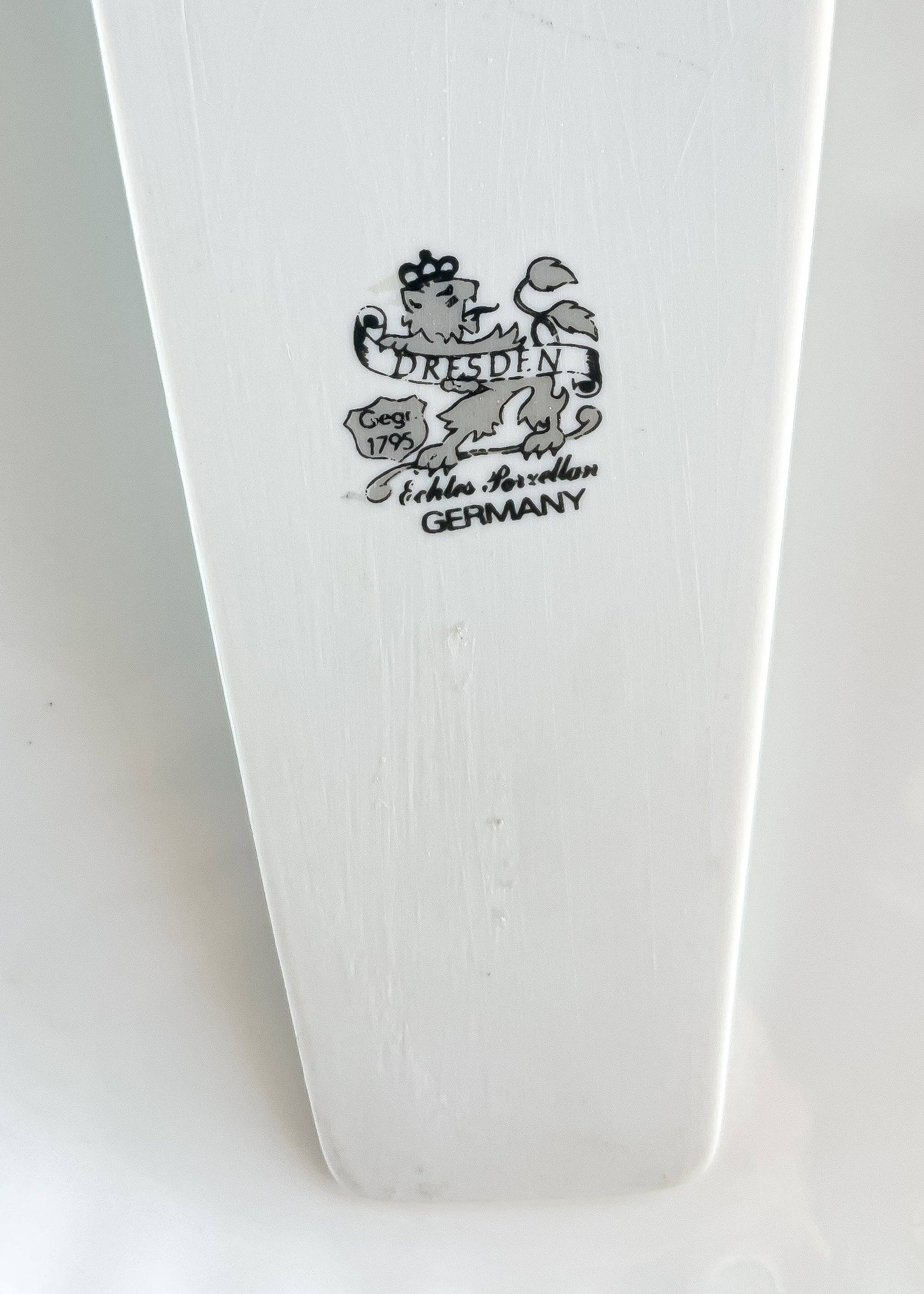 Elegant Dresden Porcelain Cake Server with Floral Motif - SOSC Home