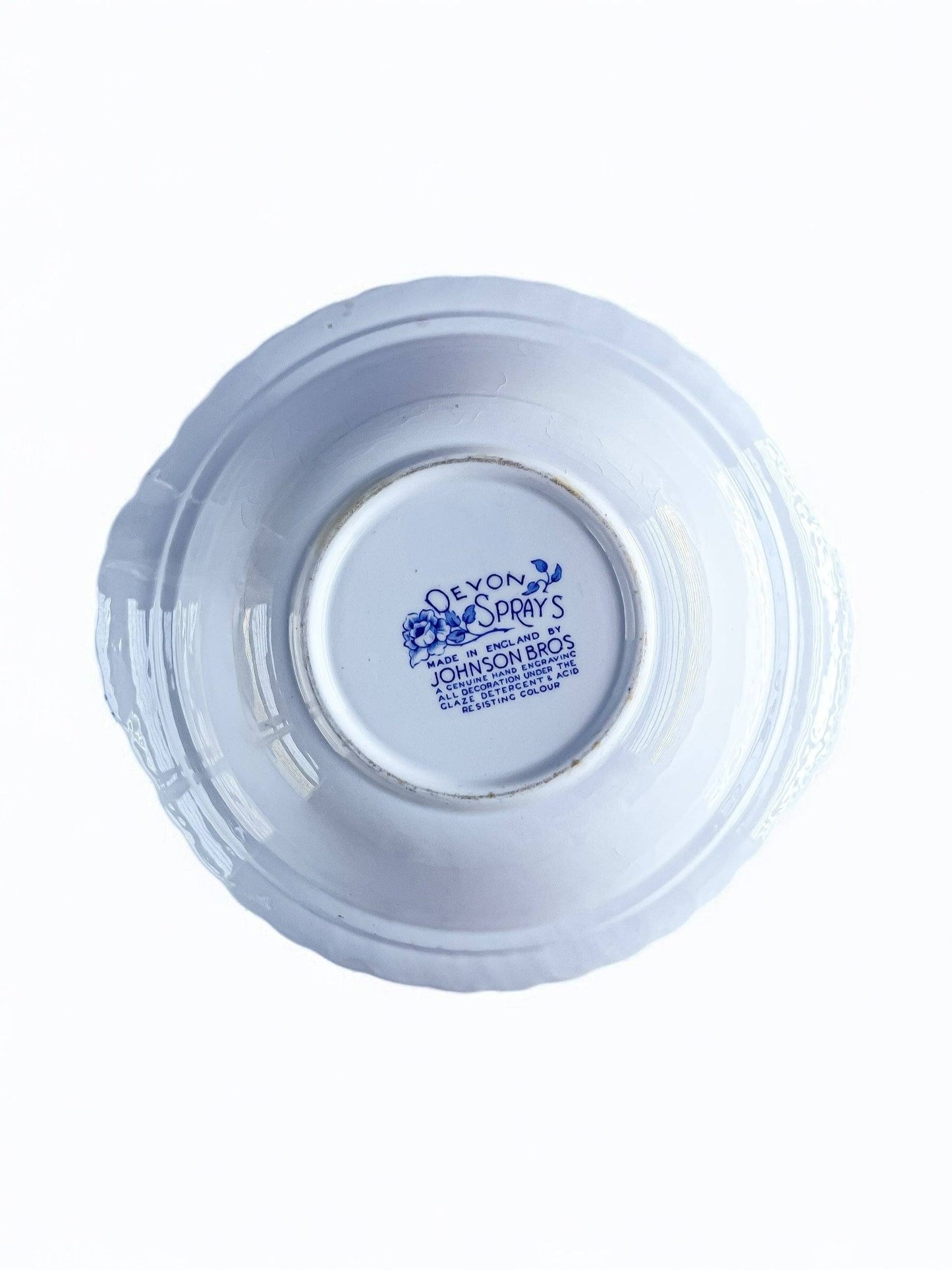 Johnson Bros Covered Vegetable Tureen | 'Devon Sprays' Collection - SOSC Home