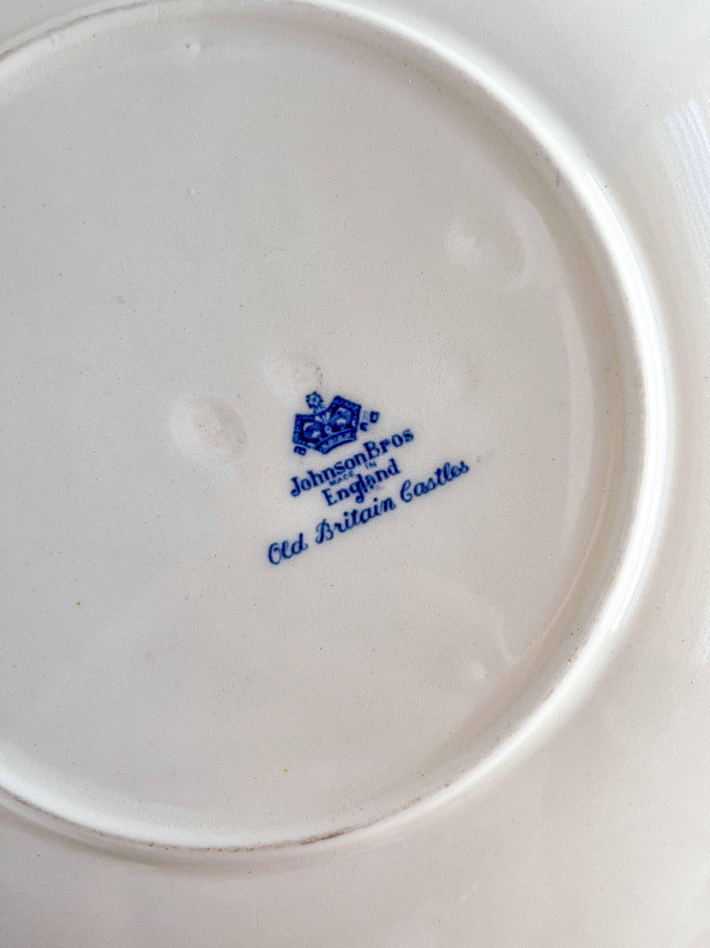 Johnson Bros Small Serving Platter - Old Britain Castles, Ruthin Castle 1792 - SOSC Home