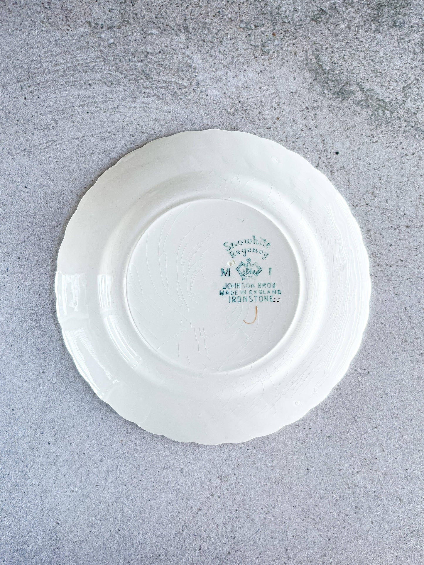 Johnson Bros Snowhite Regency Set of 6 Dessert Plates - Enchantment - SOSC Home