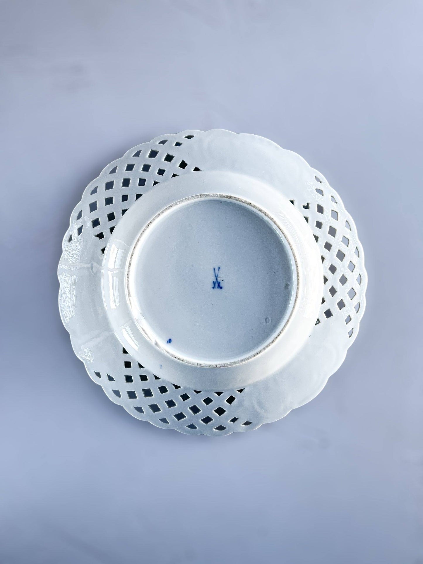 Meissen Salad Plate – 'Blue Onion' (Pierced) Collection - SOSC Home