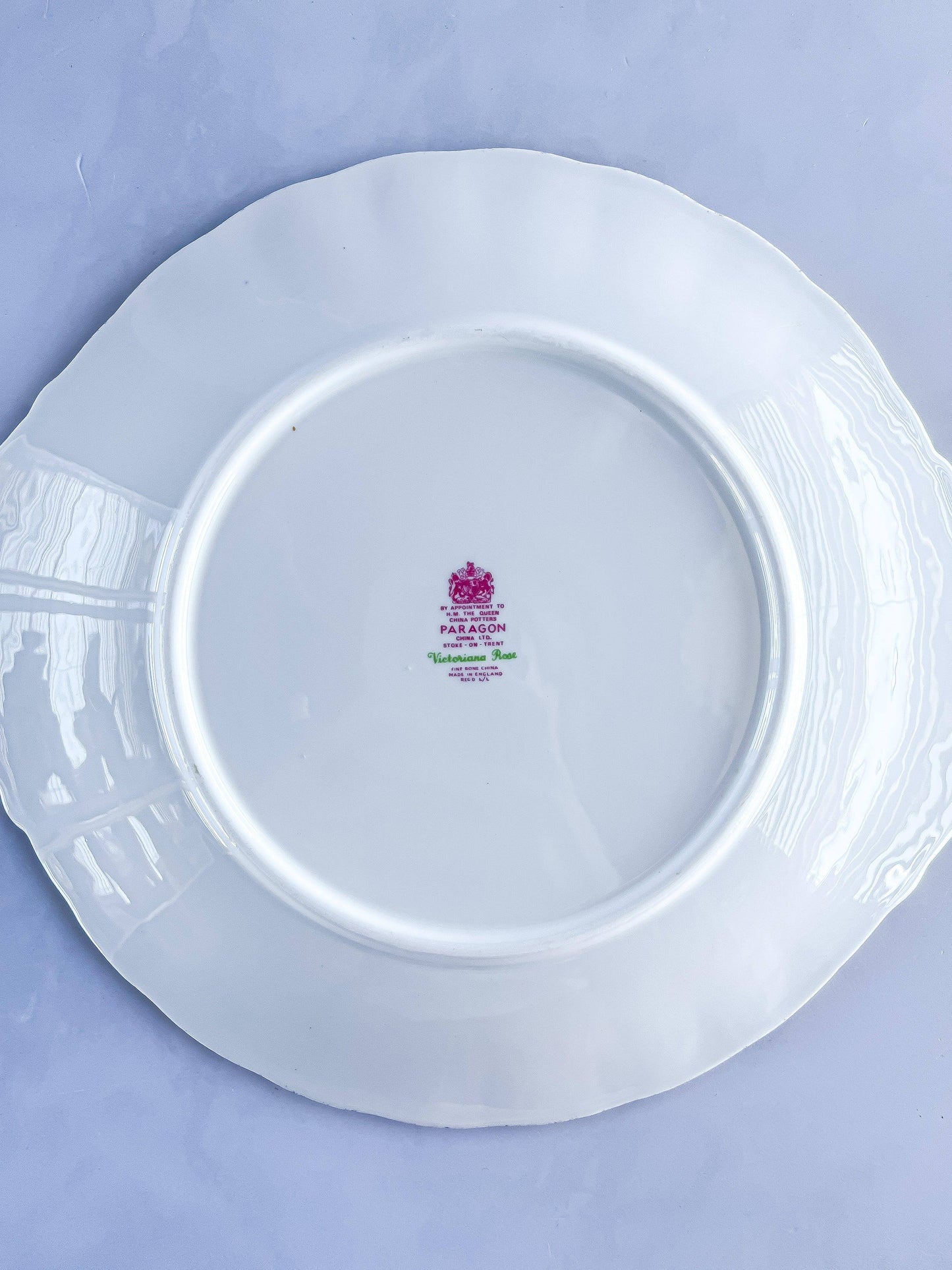 Paragon Handled Cake Plate | 'Victoriana Rose' Collection - SOSC Home