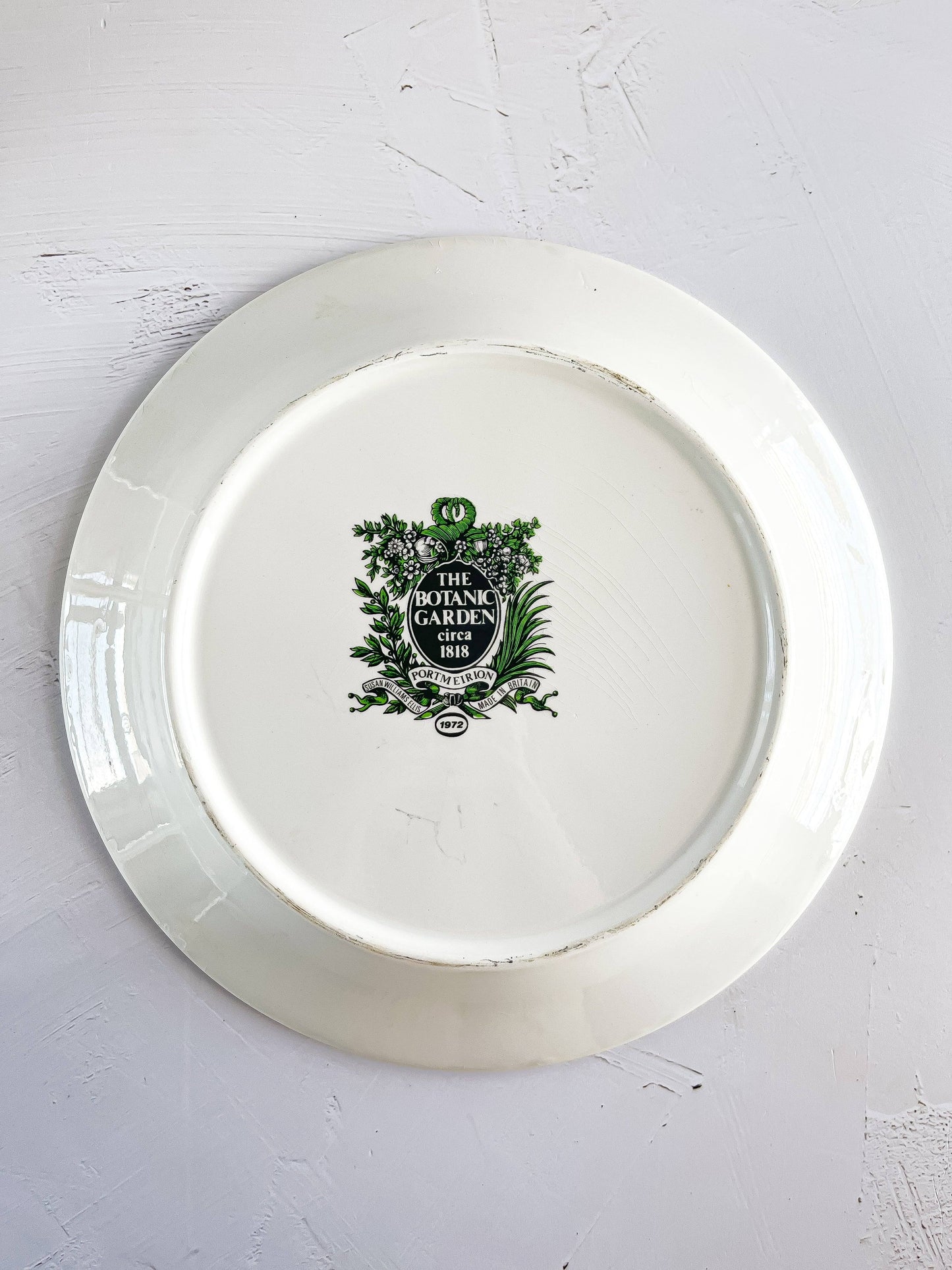 Portmeirion Botanic Garden Dinner Plate - ‘The Yellow Crown Imperial’ Design - SOSC Home
