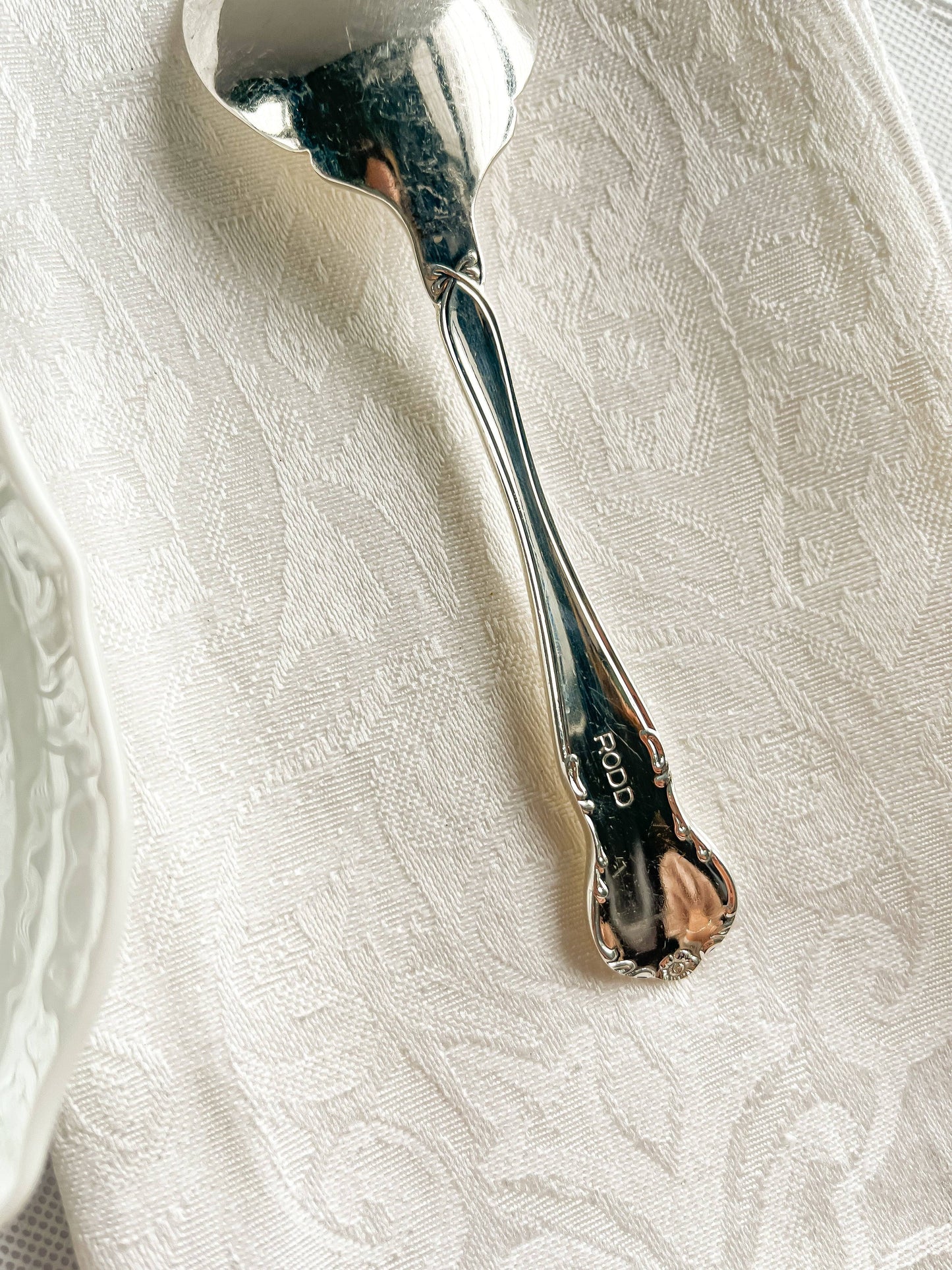 Rodd Set of 6 Dessert Spoons - ‘Camille’ Pattern - SOSC Home
