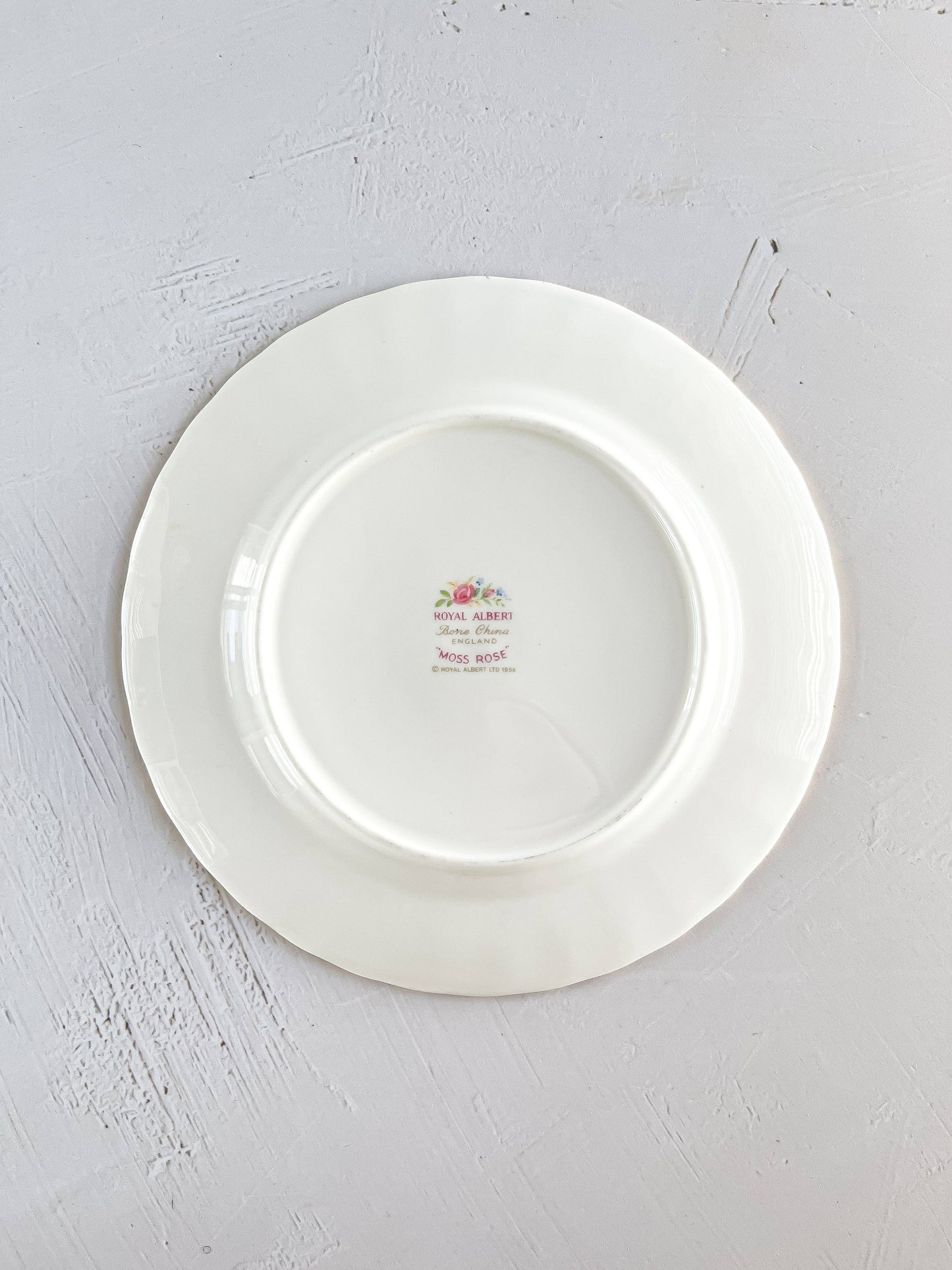 Royal Albert Bread & Butter Plate - 'Moss Rose' Collection - SOSC Home