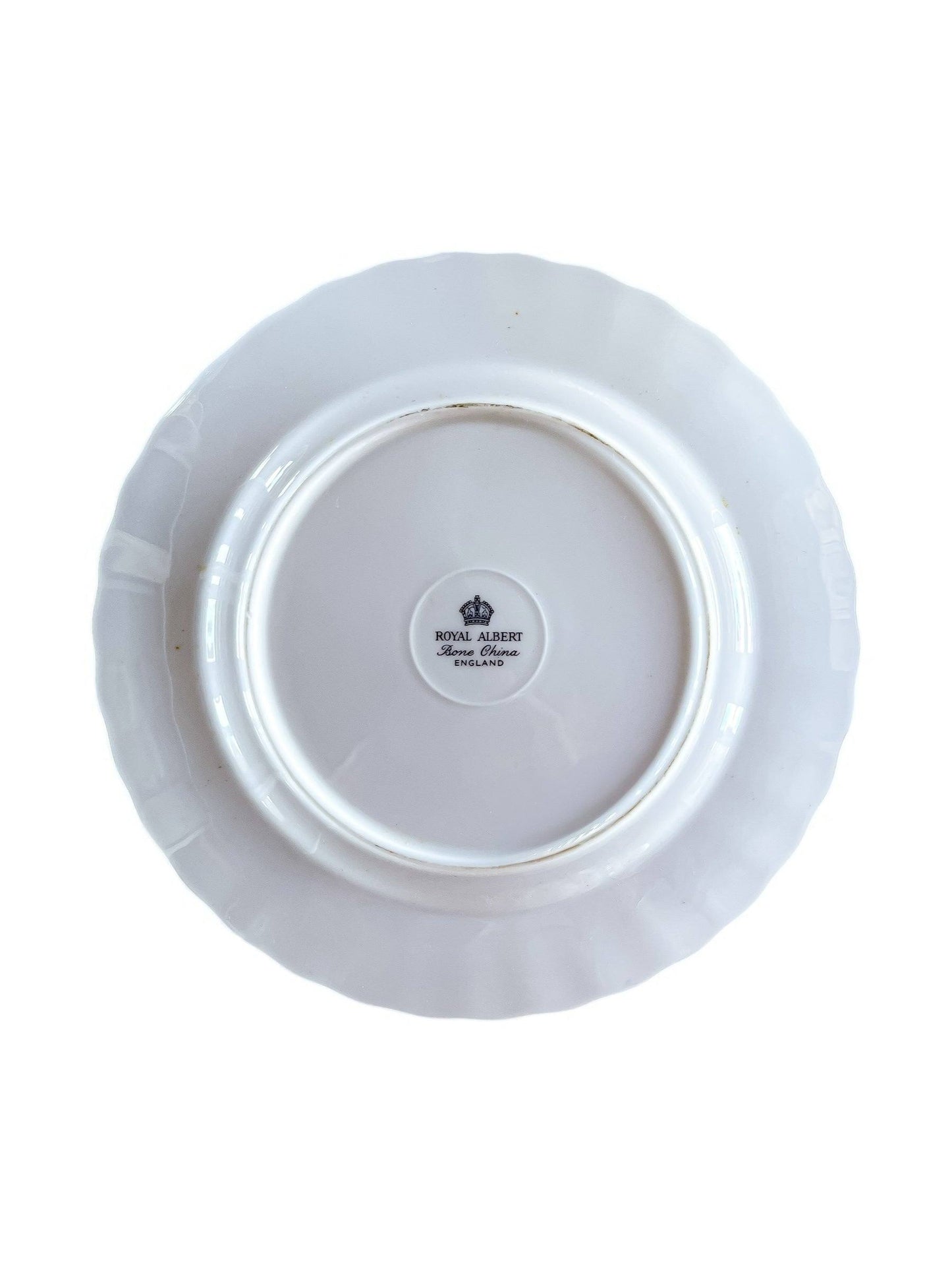 Royal Albert Unnamed Pattern Trio - Pink Roses and Gilded Rim - SOSC Home