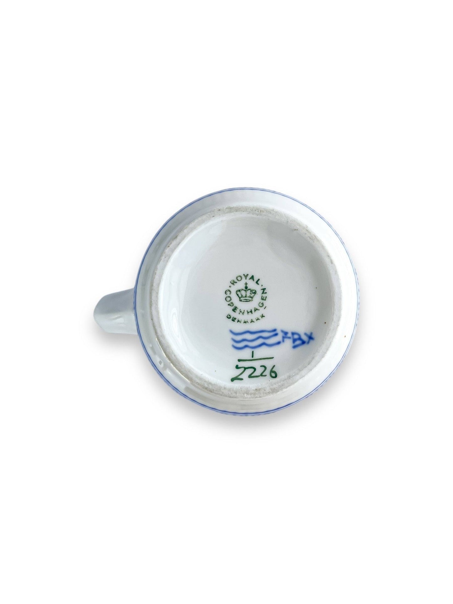 Royal Copenhagen Creamer - 'Blue Fluted Plain' (Restaurantware) Collection - SOSC Home