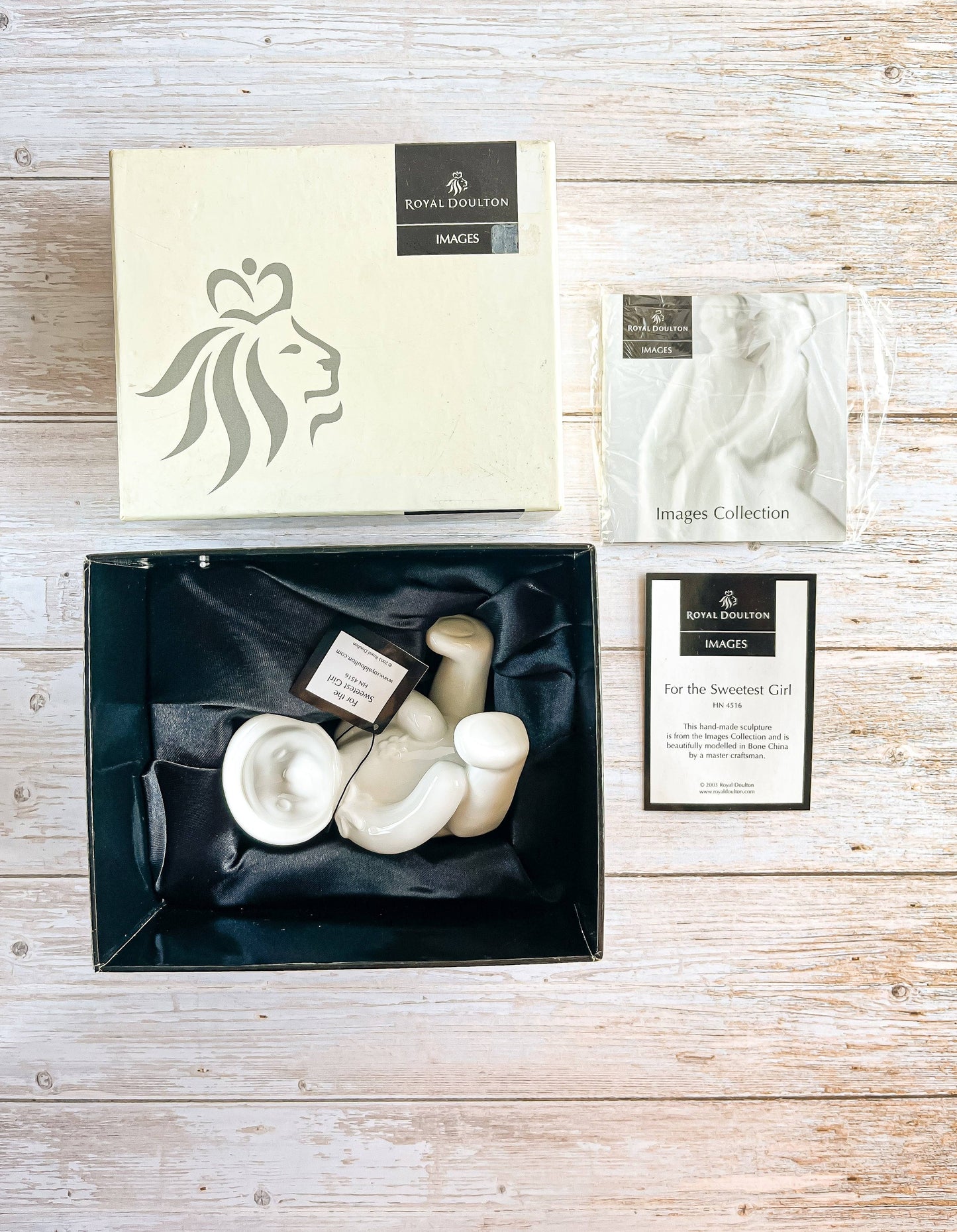 Royal Doulton ‘Images’ Collection Bear “For the Sweetest Girl” (HN 4516) - SOSC Home