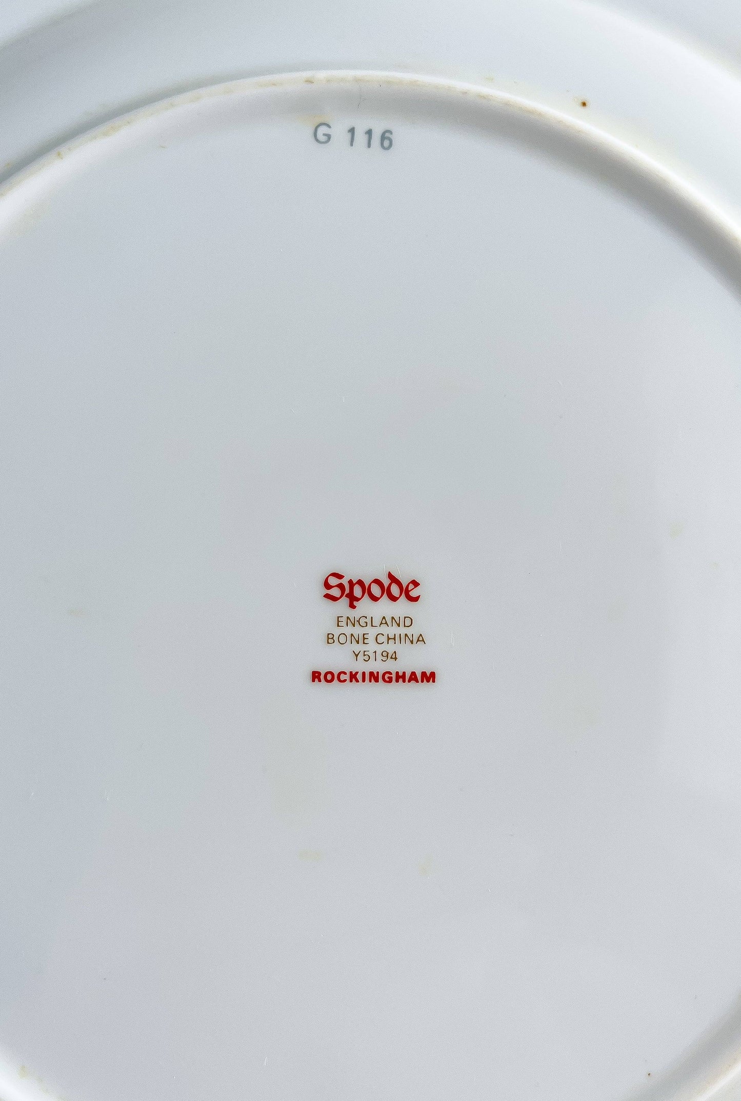 Spode Luncheon Plate - 'Rockingham' Collection (Modern Version) - SOSC Home