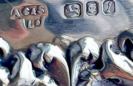 Sterling Silver “Brandy” Decanter Label | A. Chick & Sons Ltd., London 1966 - SOSC Home