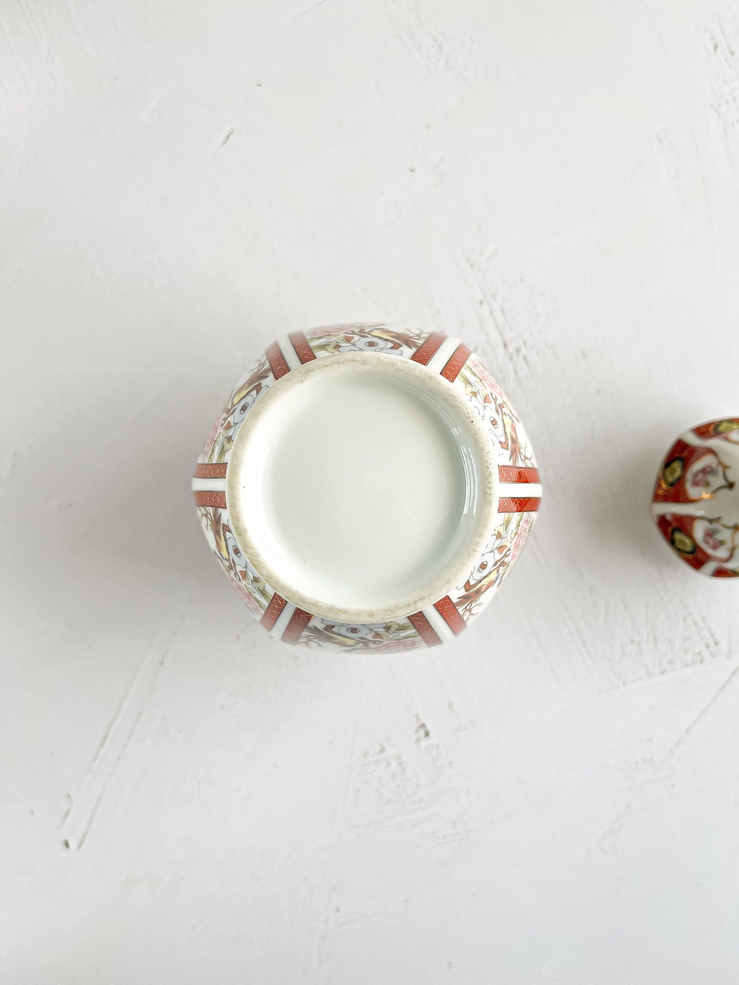 Unmarked Small Ginger Jar with Detailed Asian-Inspired Design - SOSC Home