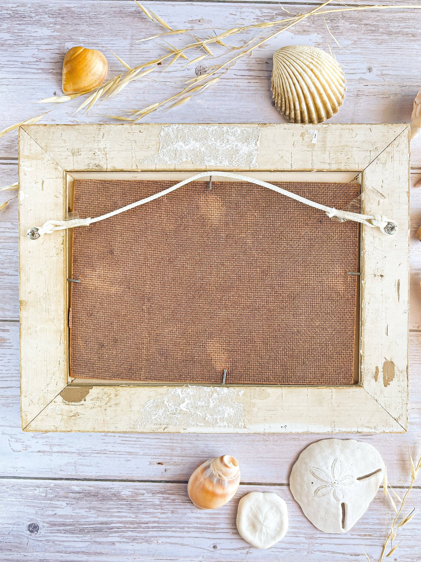 Vintage Framed Oil Painting - Serene Harbour Scene - SOSC Home