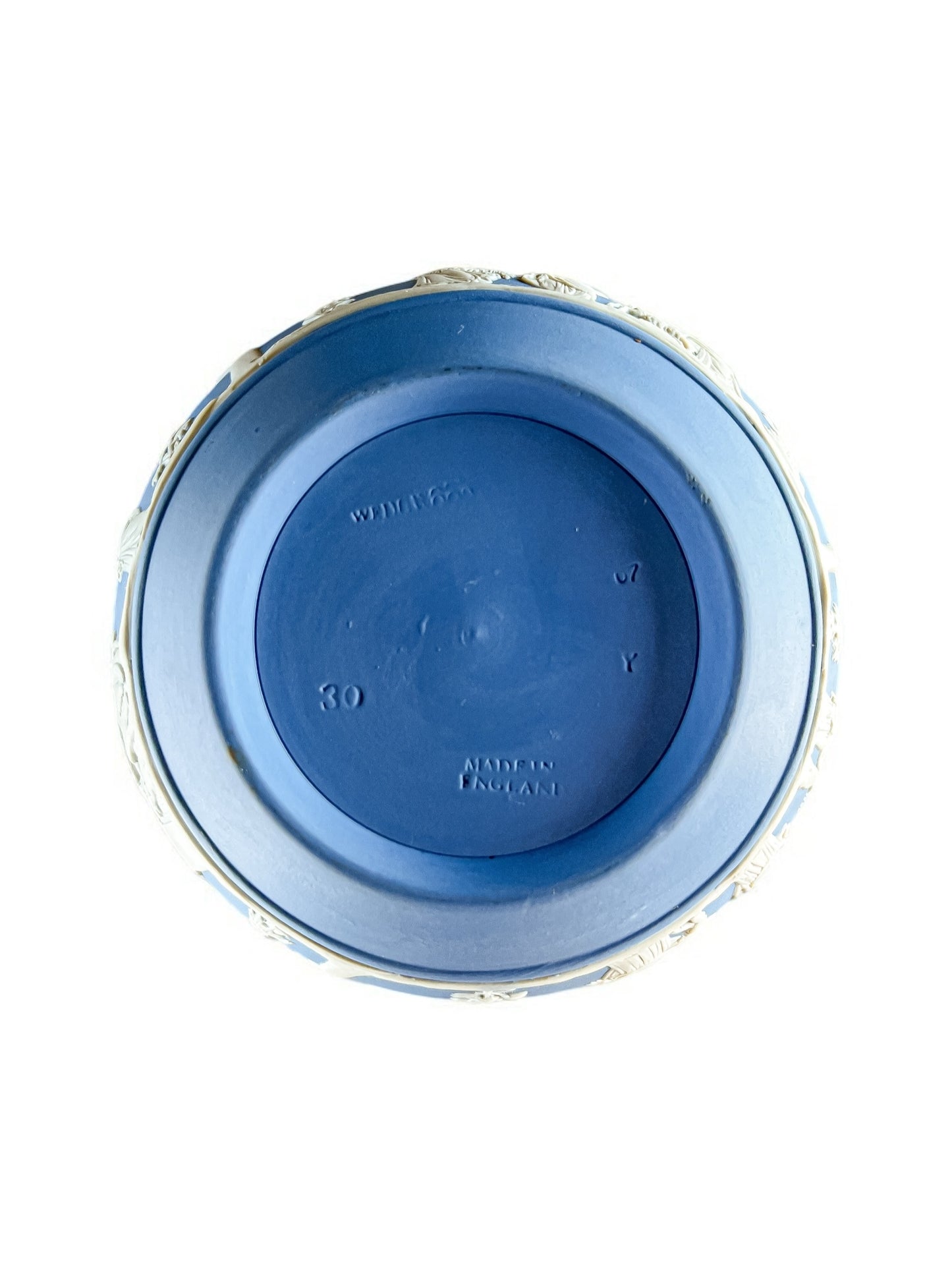 Wedgwood Jasperware Small Serving Bowl – Pale Blue "Mythological Sacrificial Scene" Relief - SOSC Home