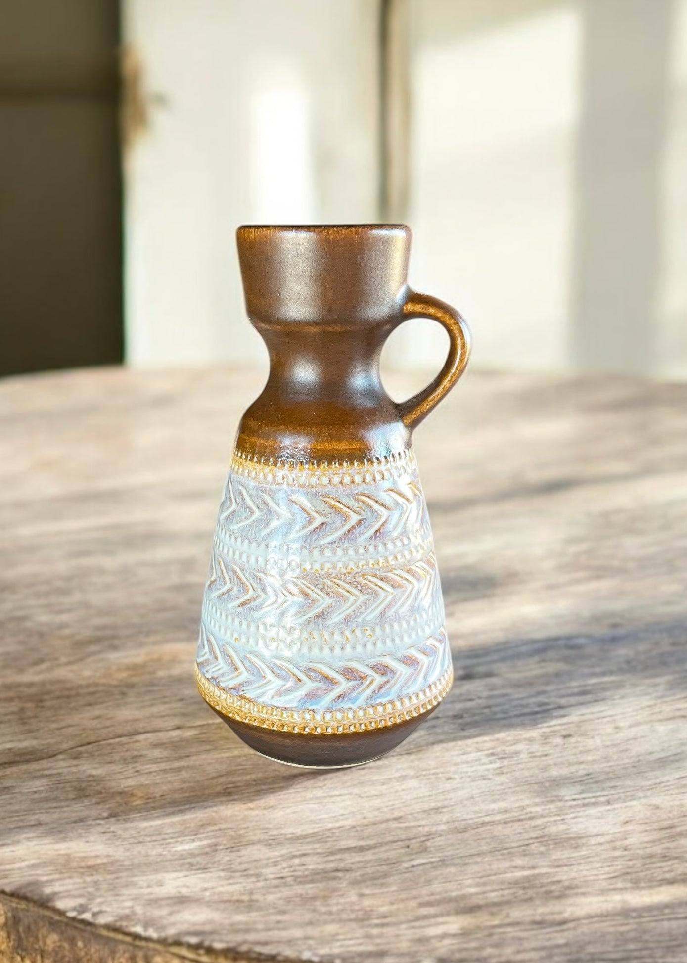 West German Pottery Jug Vase | Model 303-16 – SOSC Home