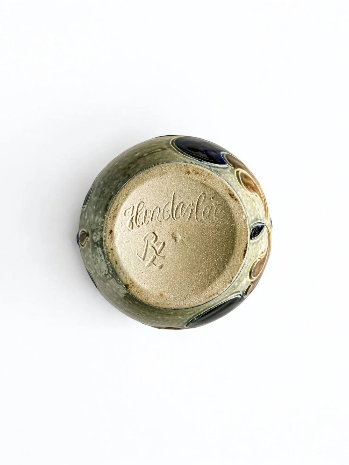 Westerwald Handarbeit Stoneware Jug | Cobalt & Earthy Relief - SOSC Home