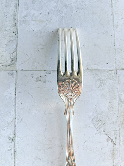 Silver-Plated Luncheon Fork - 'Kings Pattern'