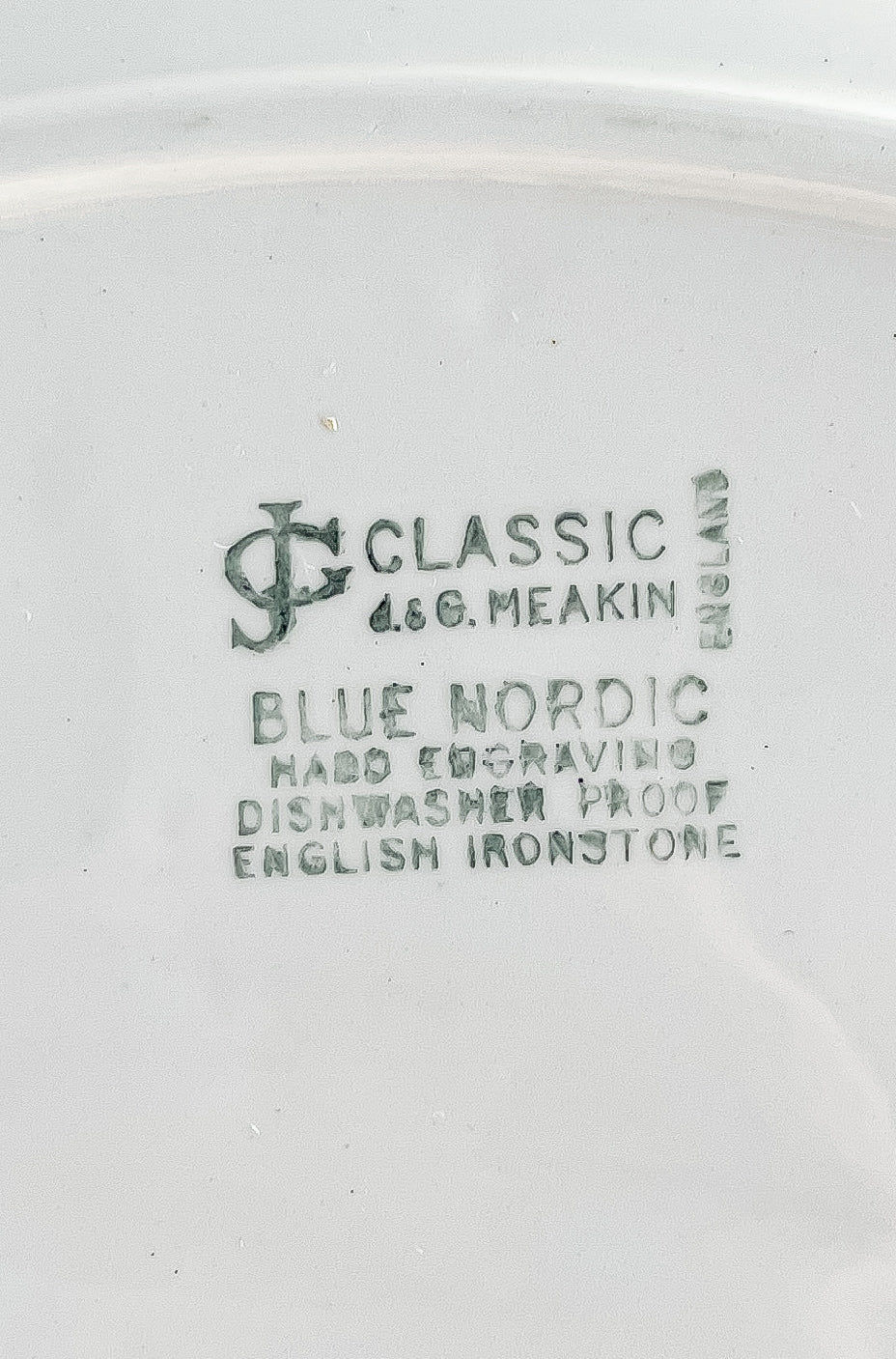 J & G Meakin Blue Nordic Oval Serving Platter - 'Blue Nordic' Collection