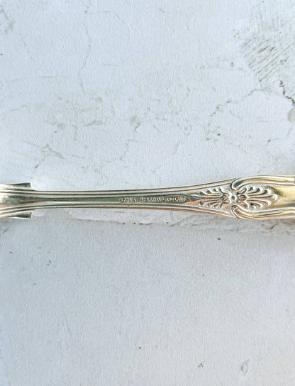 Silver-Plated Round Bowl Soup Spoon - 'Kings' Pattern