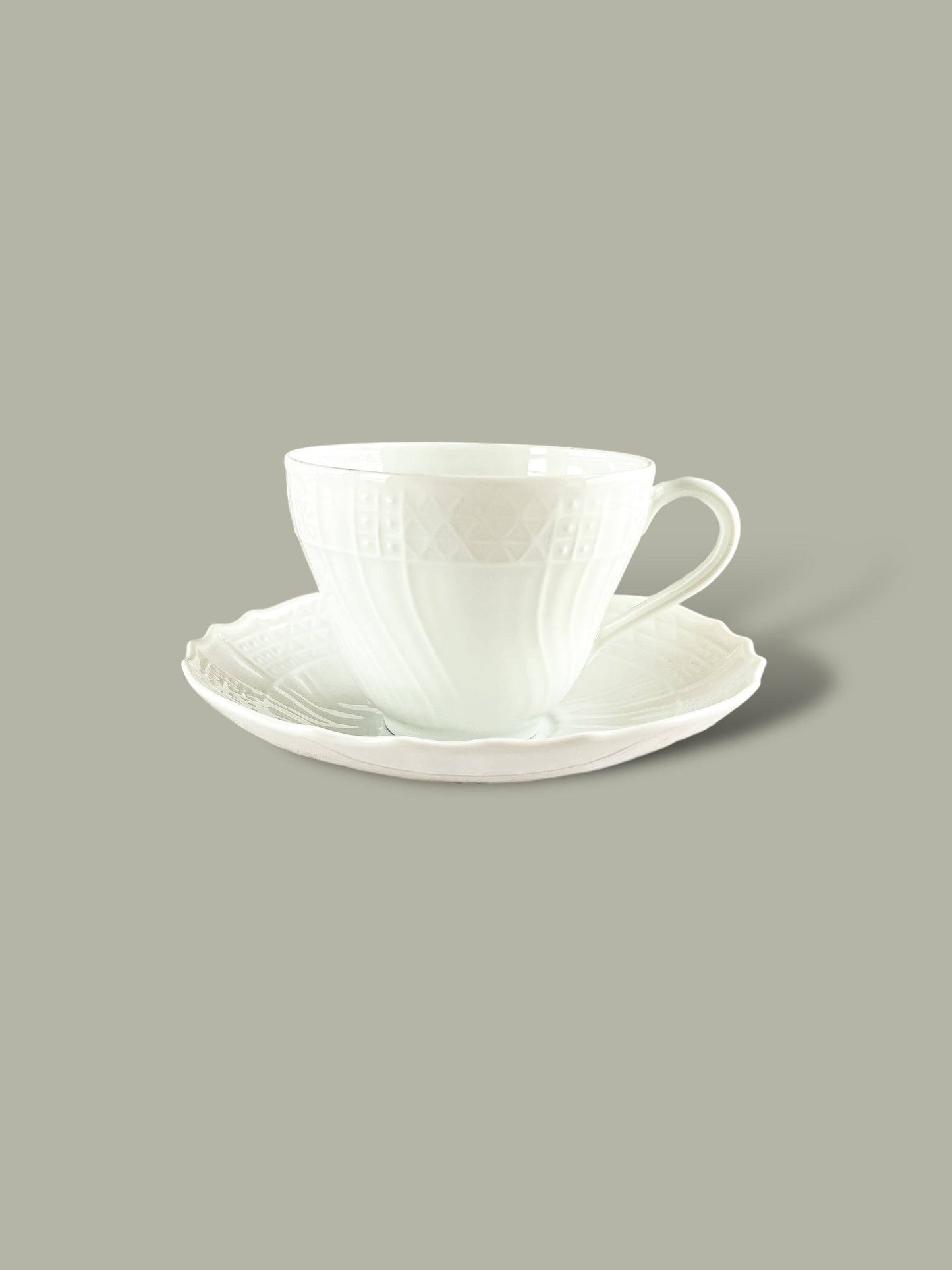 Hutschenreuther “Tea for Two” Set - ‘Dresden’ Collection in All White