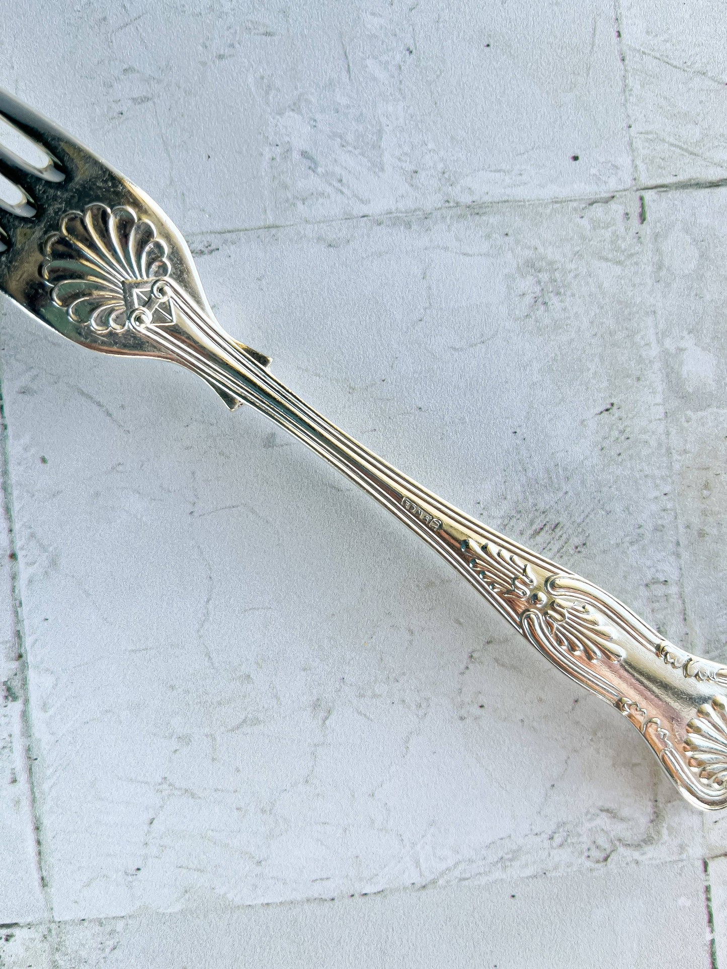 Silver-Plated Luncheon Fork - 'Kings Pattern'