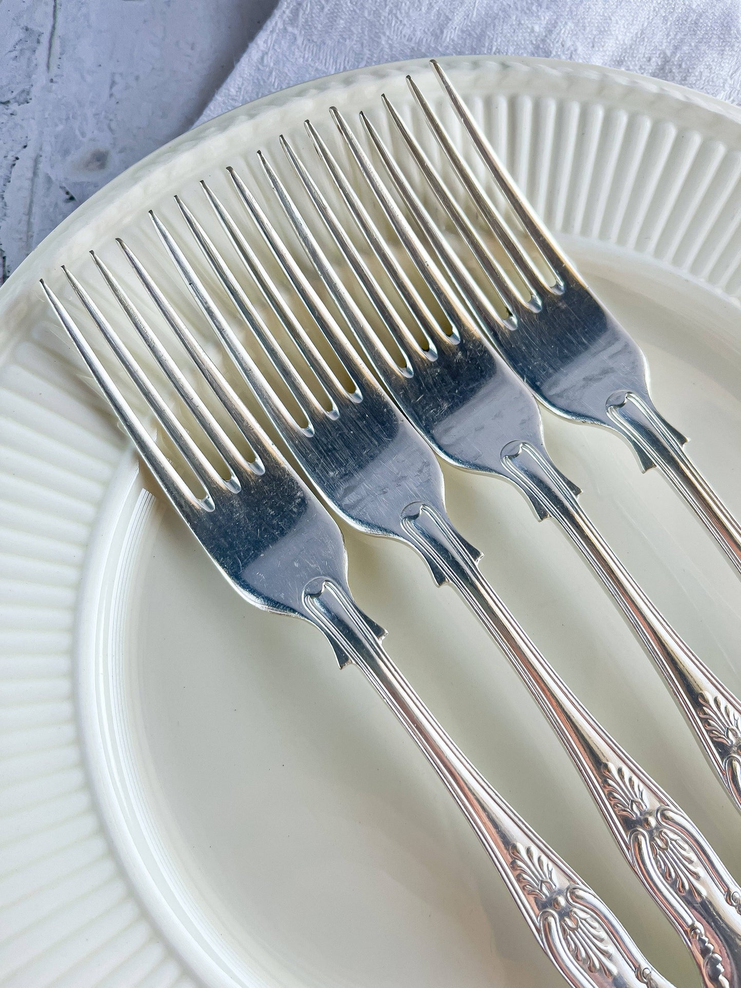 Silver-Plated Dinner Fork - 'Kings' Pattern