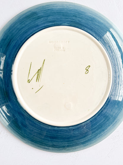 Moorcroft Plate in Original Box - 1984 Botanical Motif