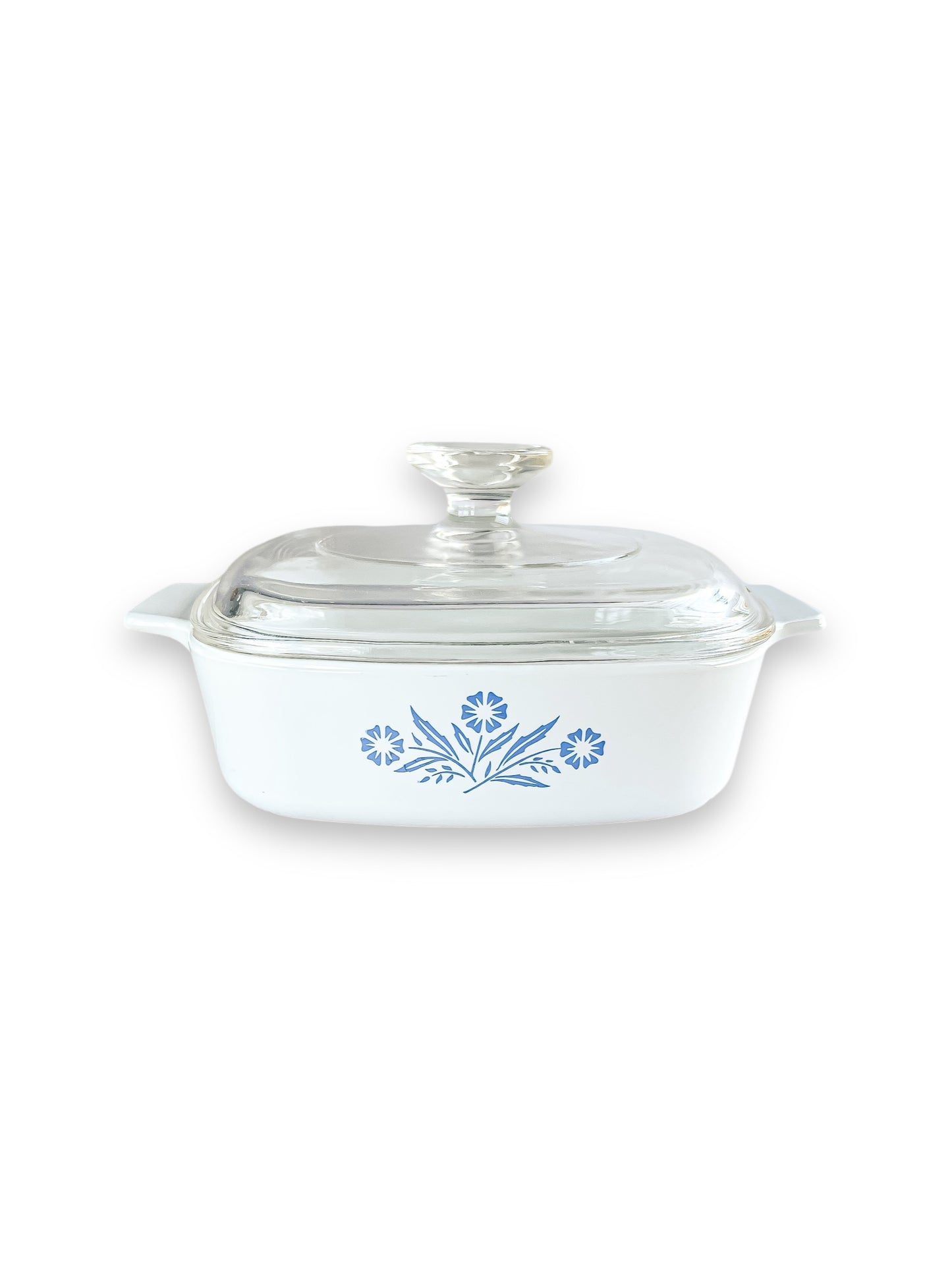 CorningWare 1 Litre Square Casserole Dish with Lid A-1-B – 'Cornflower Blue' Collection