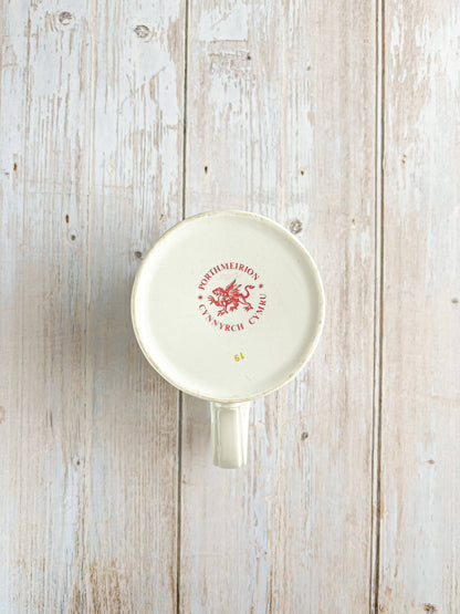 Portmeirion Botanic Garden Flat Drum Cup - 'Speedwell' Design - SOSC Home