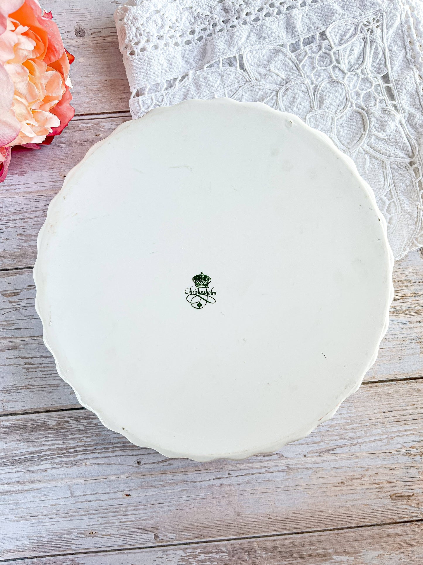 Christineholm Pie/Quiche Dish - ‘Rose’ Collection - SOSC Home
