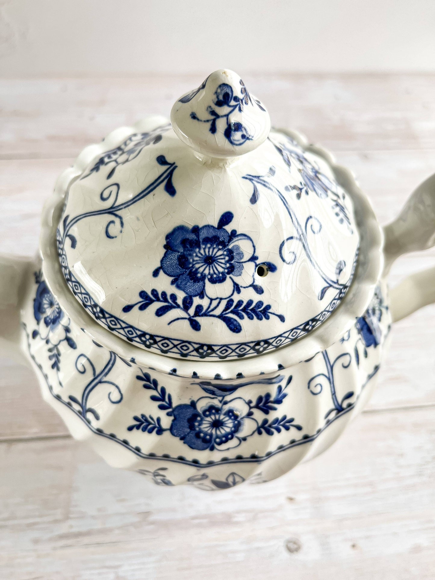 Johnson Bros Teapot - ‘Indies Blue’ Collection - SOSC Home