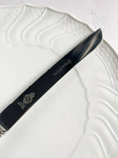 John Turton & Co. Ltd Boxed Bread Knife - 'Kings with Grape' Pattern - SOSC Home