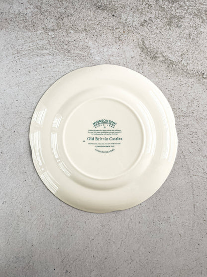 Johnson Bros Old Britain Castles Bread & Butter Plate - ‘City of Exeter in 1792’ Design (Modern Version) - SOSC Home