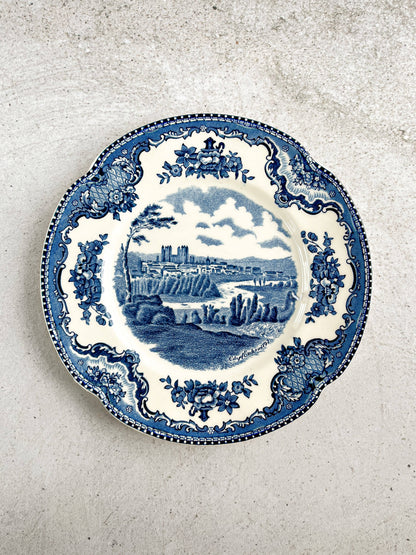 Johnson Bros Old Britain Castles Bread & Butter Plate - ‘City of Exeter in 1792’ Design (Modern Version) - SOSC Home