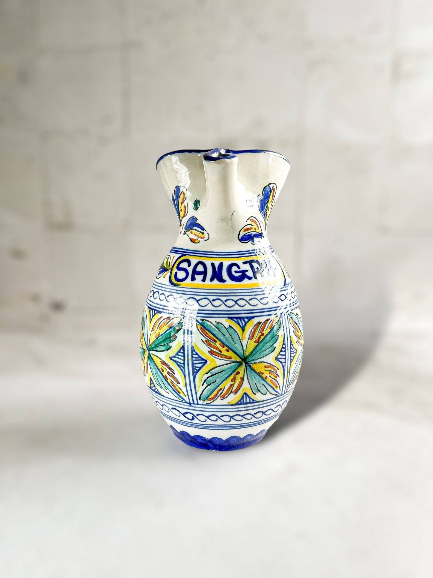 Hand-Painted Spanish Sangria Pitcher - SOSC Home