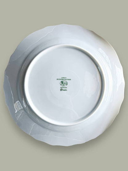 Hutschenreuther Salad Plate Set of 6 - 'Dresden' Collection in White - SOSC Home