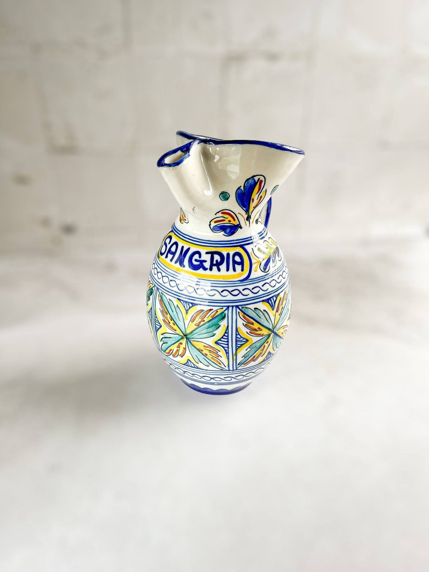 Hand-Painted Spanish Sangria Pitcher - SOSC Home