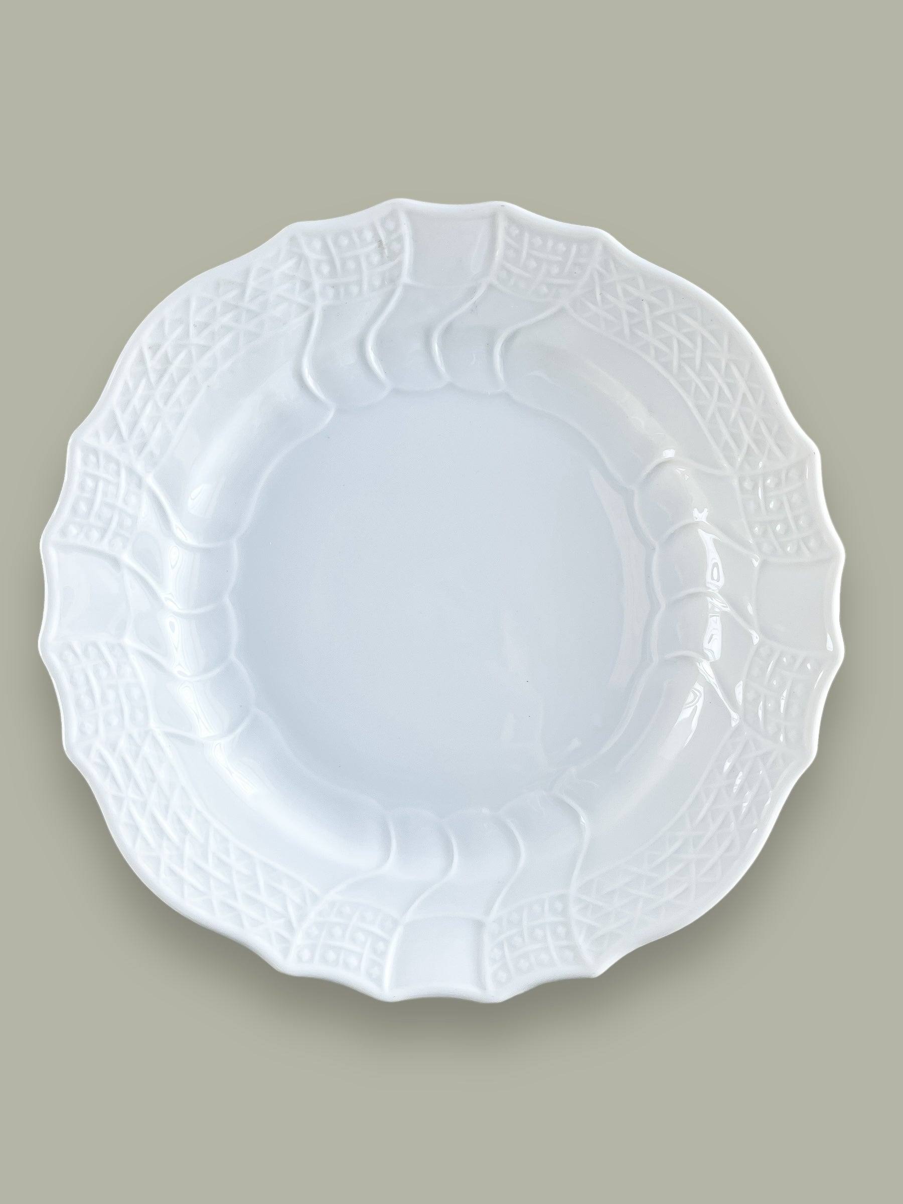 Hutschenreuther Dessert Plate Set of 6 - 'Dresden' Collection in White - SOSC Home