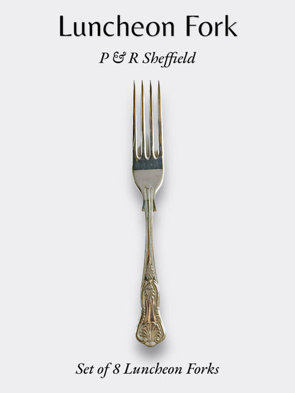 Canteen Spilhaus P&R Sheffield Cutlery - ‘Kings’ Pattern EPNS A1 Silver-Plated (103 Piece Set) - SOSC Home