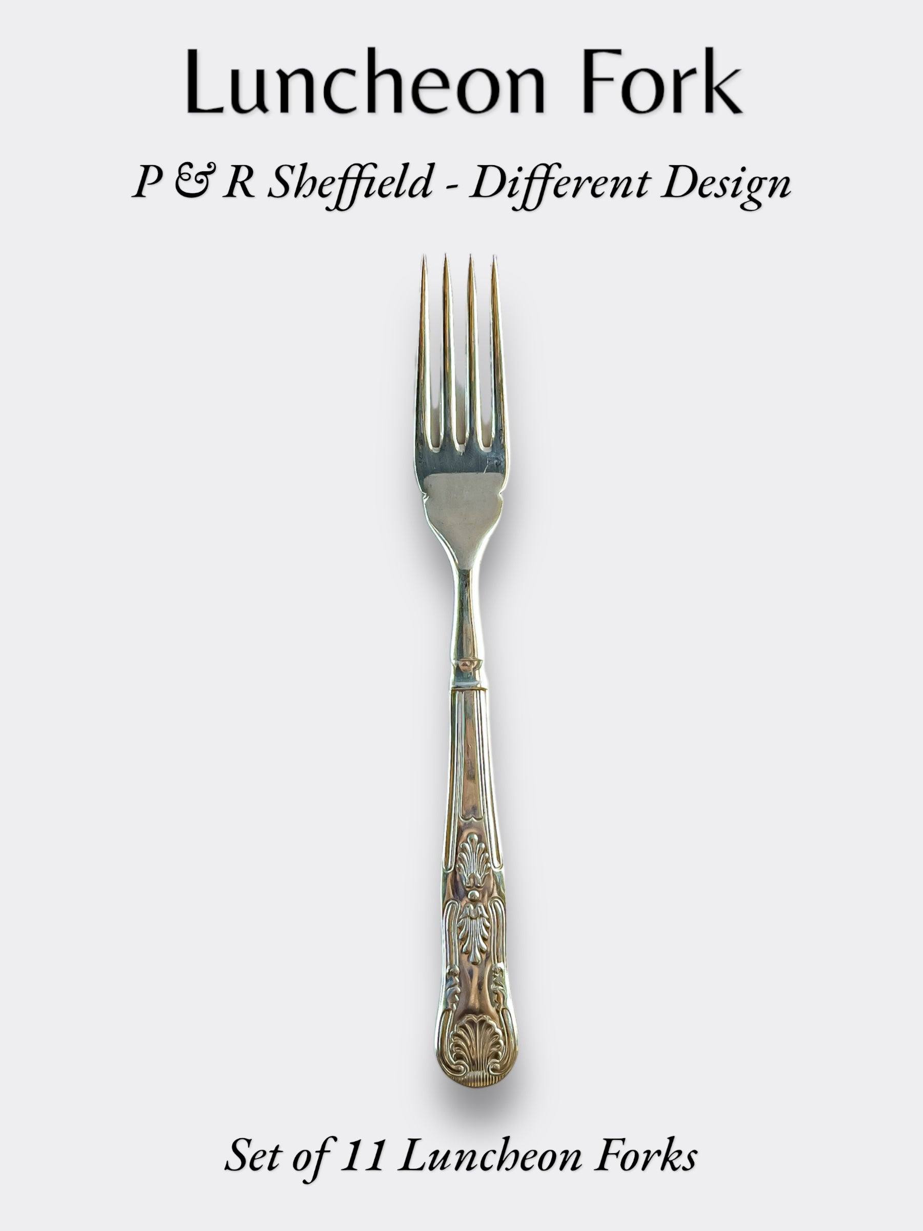 Canteen Spilhaus P&R Sheffield Cutlery - ‘Kings’ Pattern EPNS A1 Silver-Plated (103 Piece Set) - SOSC Home