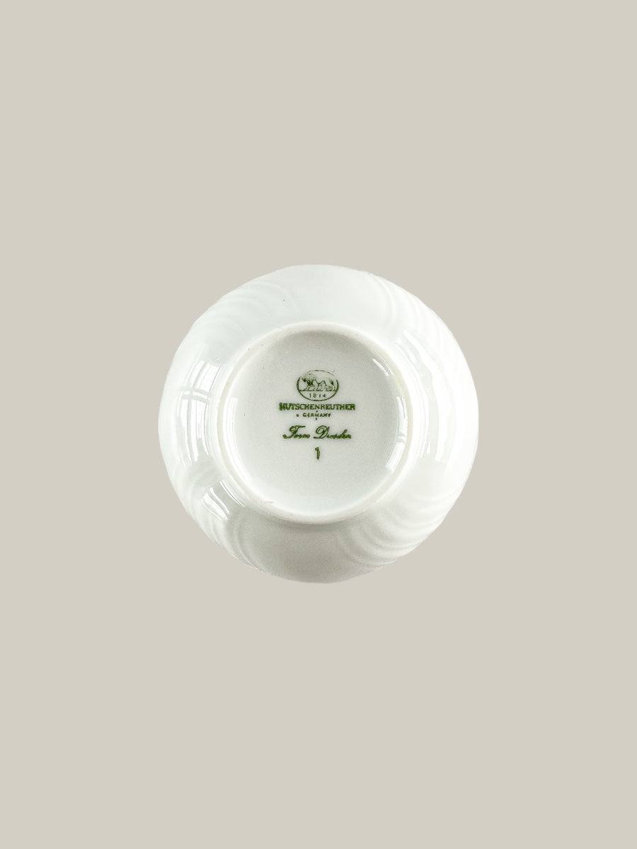 Hutschenreuther Sugar Bowl - ‘Dresden’ Collection in All White - SOSC Home