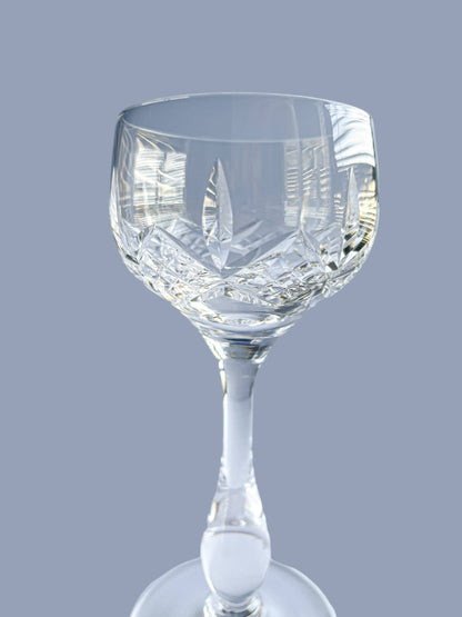 Stuart Crystal Set of 6 Hock Wine Glasses - ‘Glengarry Cambridge’ Pattern - SOSC Home